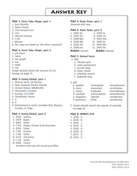 Answer Key .